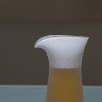 Multeo handcrafted glass teaware inspired by contemporary Korean craft.